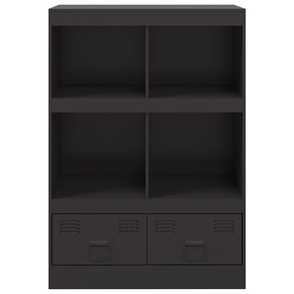 Highboard Black 67x39x95 cm Steel