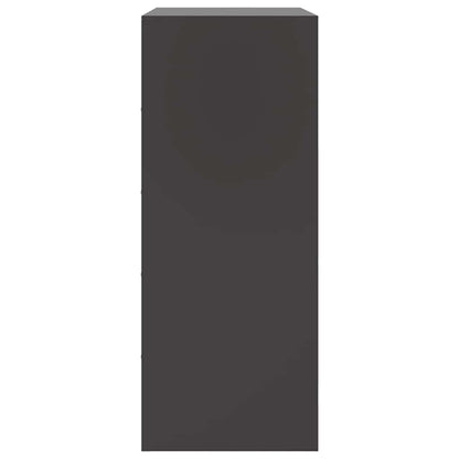 Highboard Black 67x39x95 cm Steel