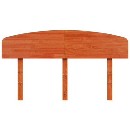 Headboard Wax Brown 150 cm Solid Wood Pine