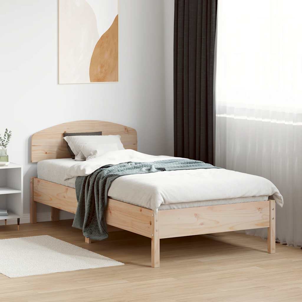 Headboard 75 cm Solid Wood Pine