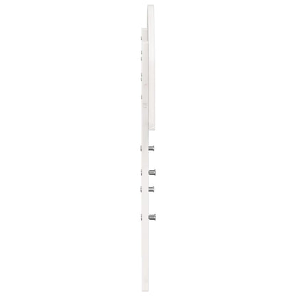 Headboard White 75 cm Solid Wood Pine