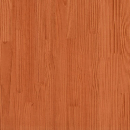 Bed Frame without Mattress Wax Brown 90x190 cm Solid Wood Pine