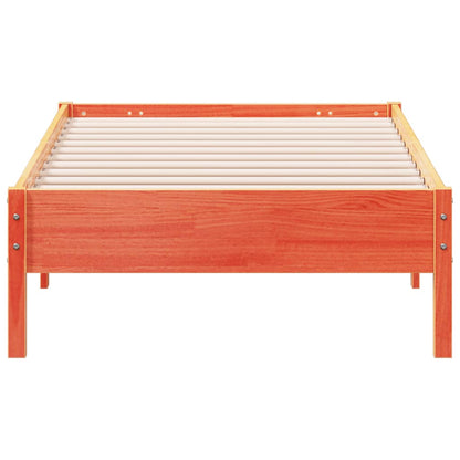 Bed Frame | Wax brown | Solid pine wood | Small Single | Durable