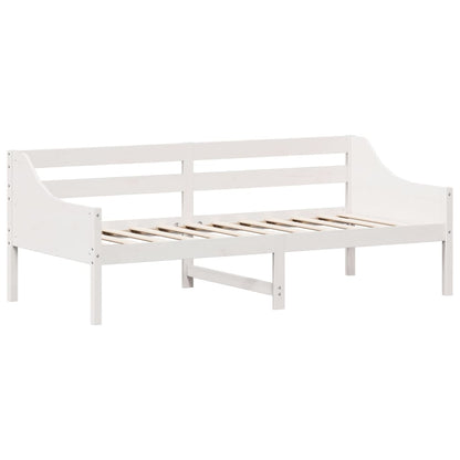 Day Bed without Mattress White 90x200 cm Solid Wood Pine