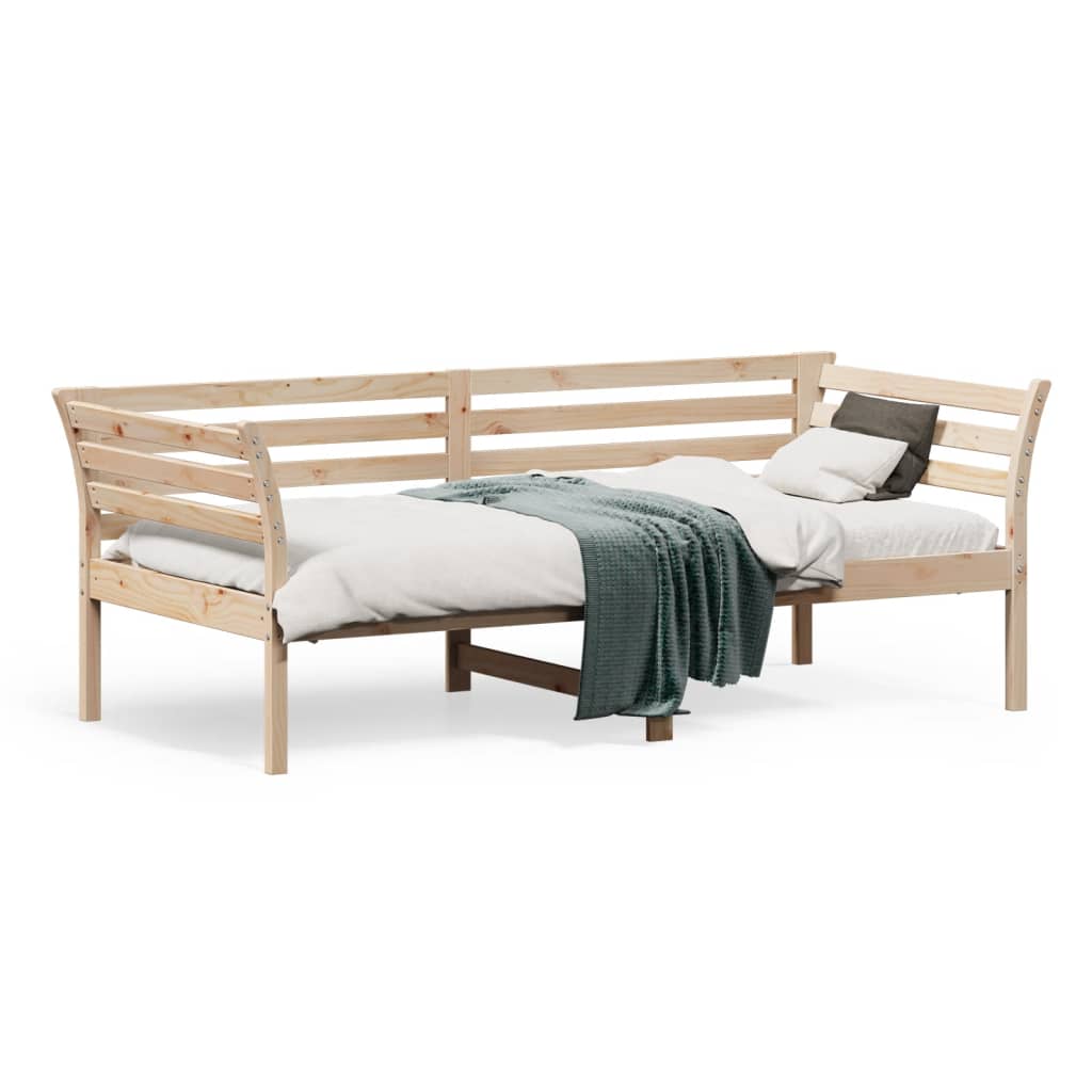 Day Bed without Mattress 90x190 cm Single Solid Wood Pine