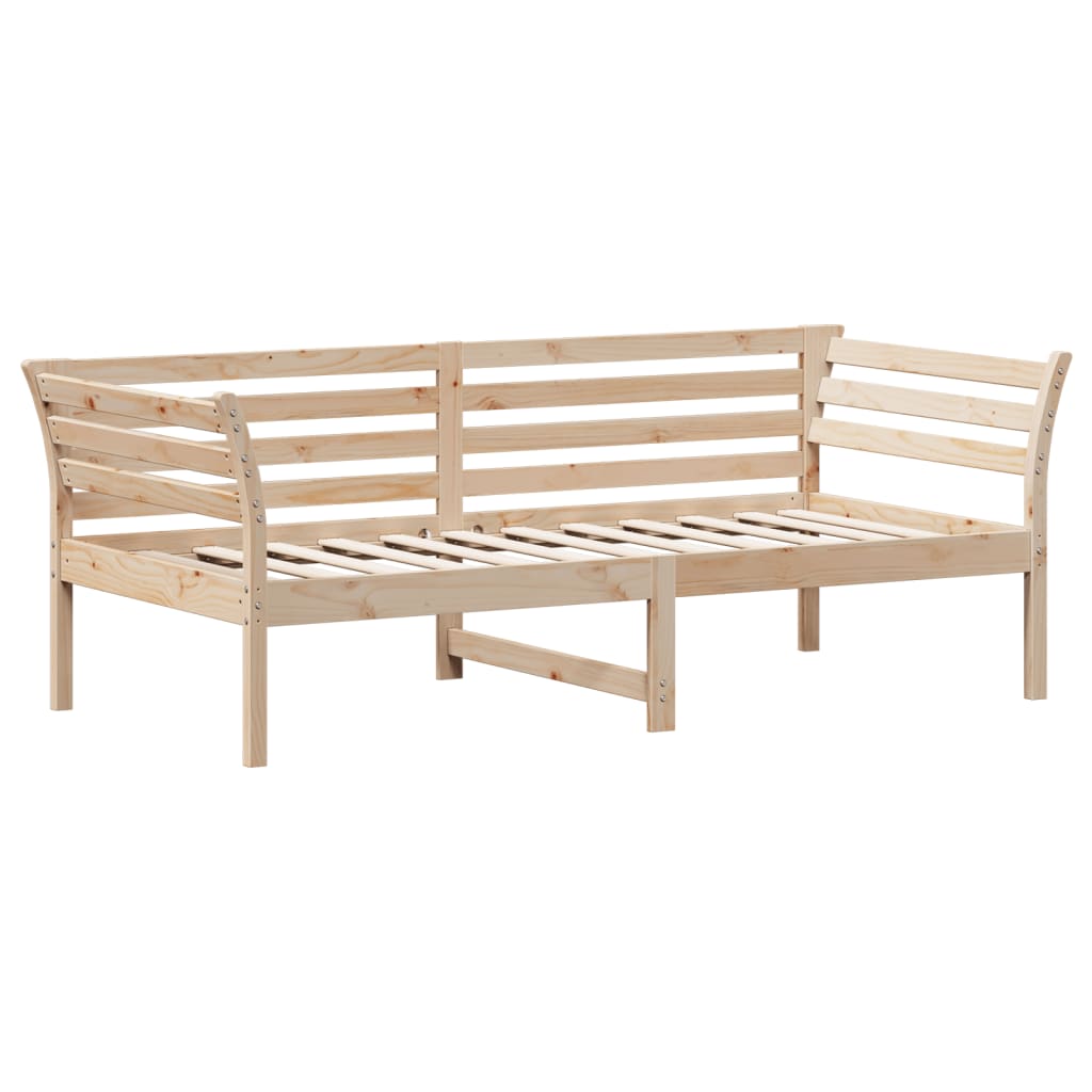 Day Bed without Mattress 90x190 cm Single Solid Wood Pine