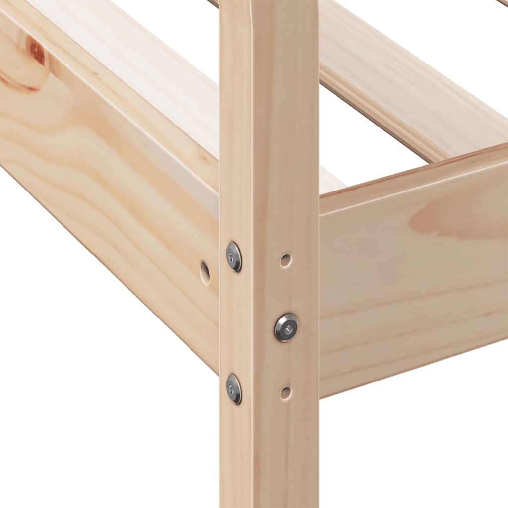 Day Bed without Mattress 90x190 cm Single Solid Wood Pine