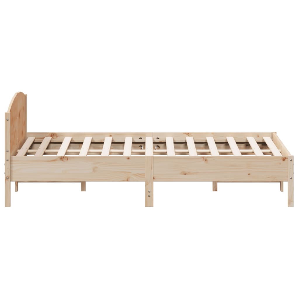 Bed Frame | Natural Wood | Solid Pine wood | Super King | Bed Frame