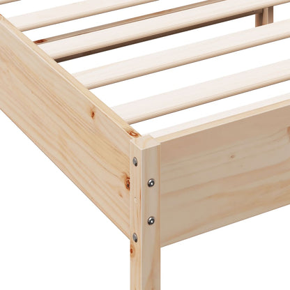Bed Frame | Natural Wood | Solid Pine wood | Super King | Bed Frame