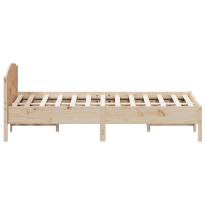Bed Frame | Natural wood | Solid pine wood, Plywood | 160x200 cm