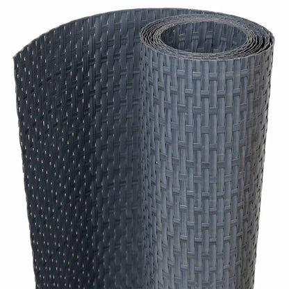 Balcony Screen Anthracite 300x80 cm Poly Rattan