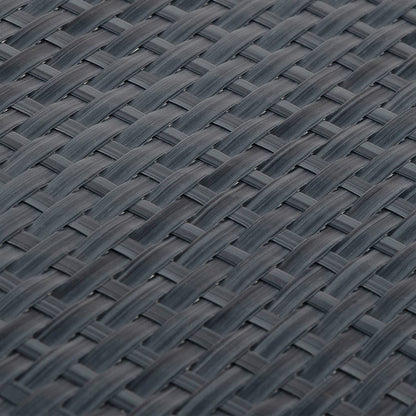 Balcony Screen Anthracite 300x90 cm Poly Rattan