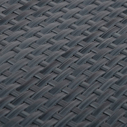 Balcony Screen Anthracite 400x100 cm Poly Rattan