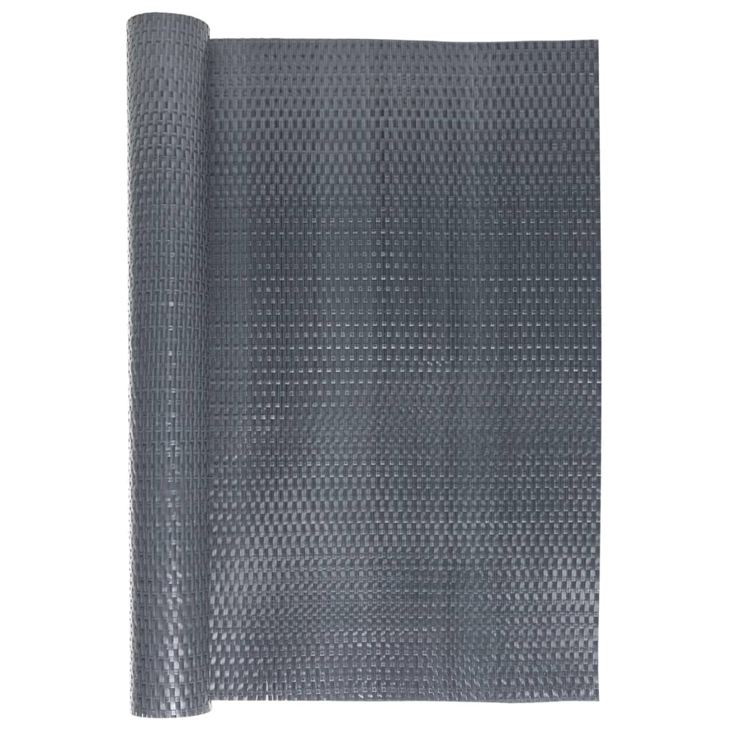 Balcony Screen Anthracite 500x90 cm Poly Rattan