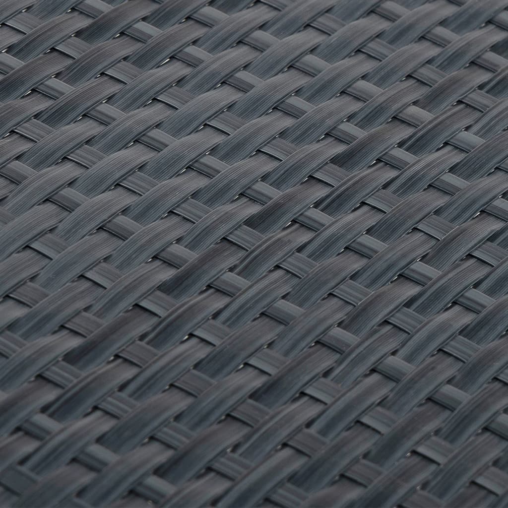 Balcony Screen Anthracite 500x90 cm Poly Rattan