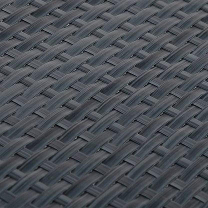 Balcony Screen Anthracite 500x90 cm Poly Rattan