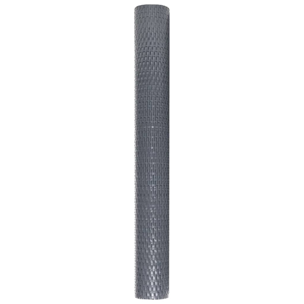 Balcony Screen Anthracite 1000x80 cm Poly Rattan