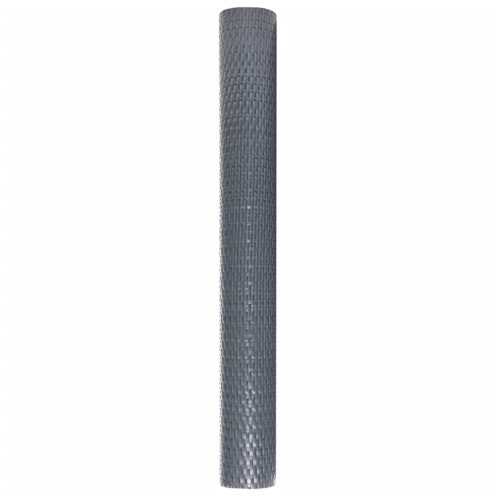 Balcony Screen Anthracite 1000x90 cm Poly Rattan