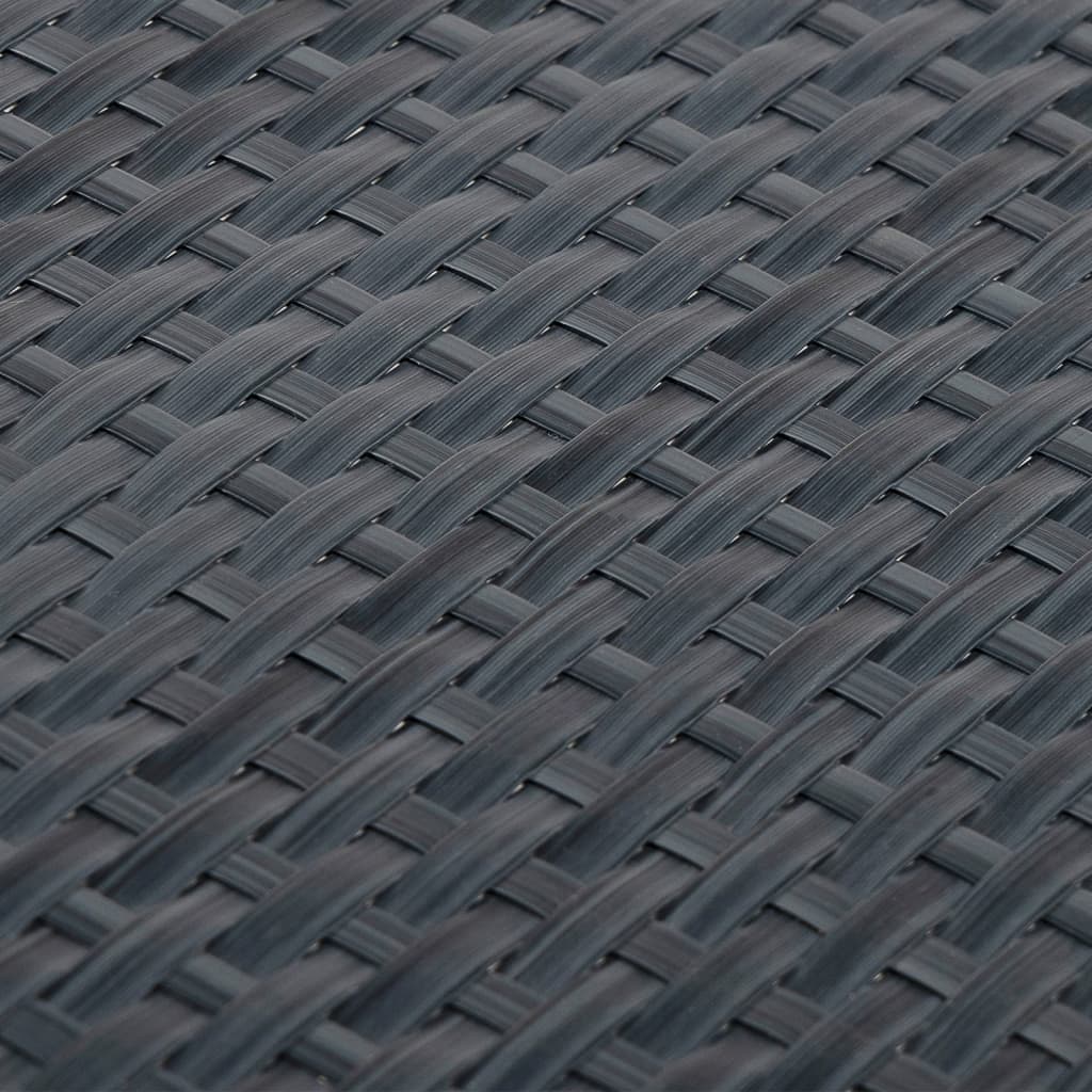 Balcony Screen Anthracite 1000x90 cm Poly Rattan