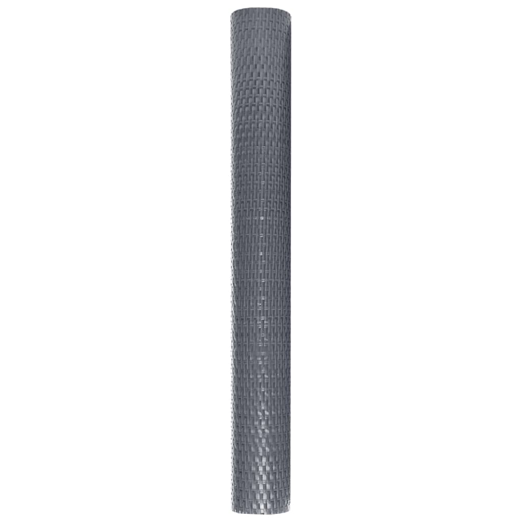 Balcony Screen Anthracite 1000x100 cm Poly Rattan