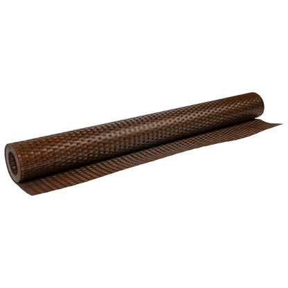Balcony Screen Brown and Black 600x80 cm Poly Rattan