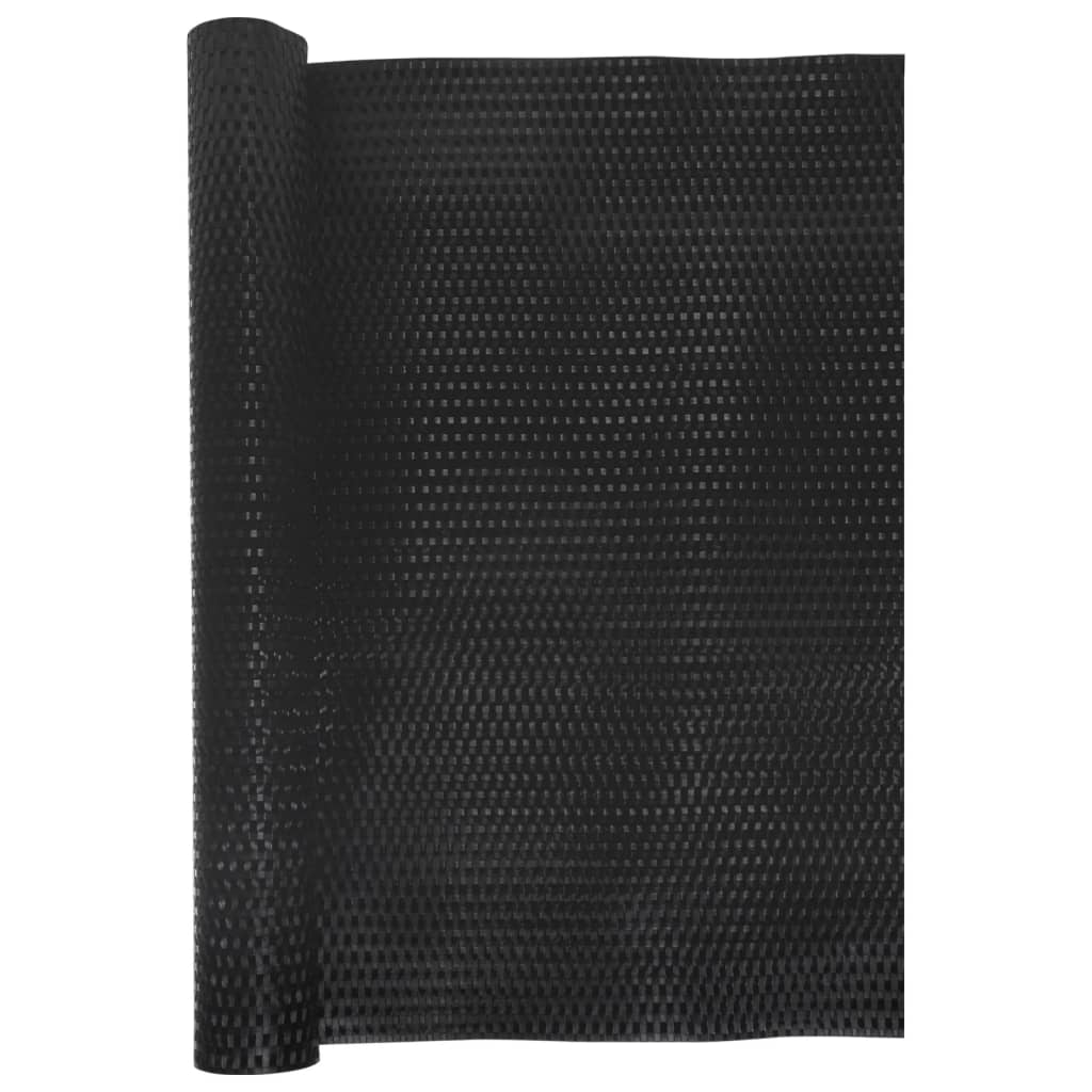 Balcony Screen Black 300x100 cm Poly Rattan