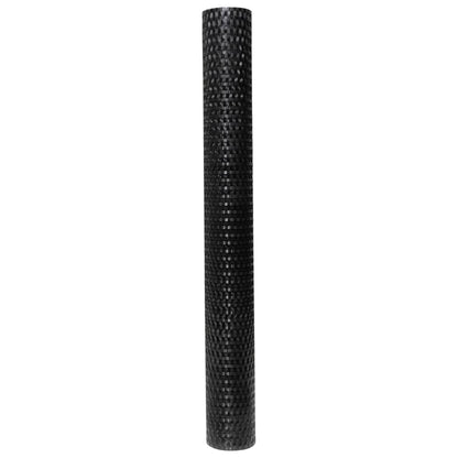 Balcony Screen Black 600x80 cm Poly Rattan