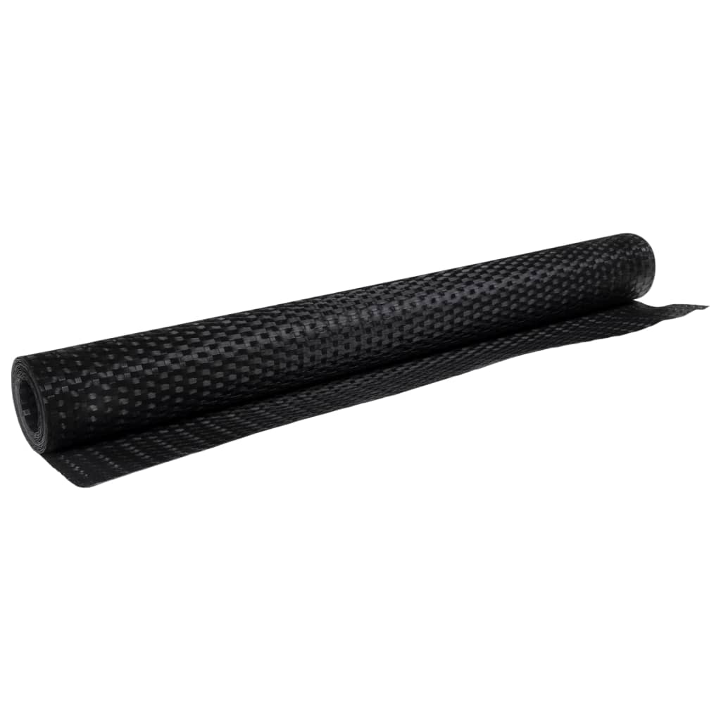 Balcony Screen Black 1000x90 cm Poly Rattan