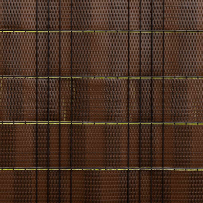 Balcony Screens 10 pcs Brown and Black 255x19 cm Poly Rattan
