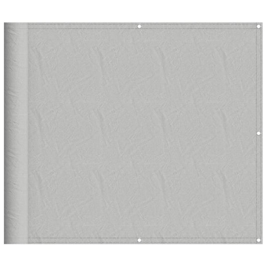 Balcony Screen Light Grey 90x300 cm 100% Polyester Oxford