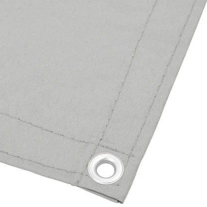 Balcony Screen Light Grey 90x700 cm 100% Polyester Oxford