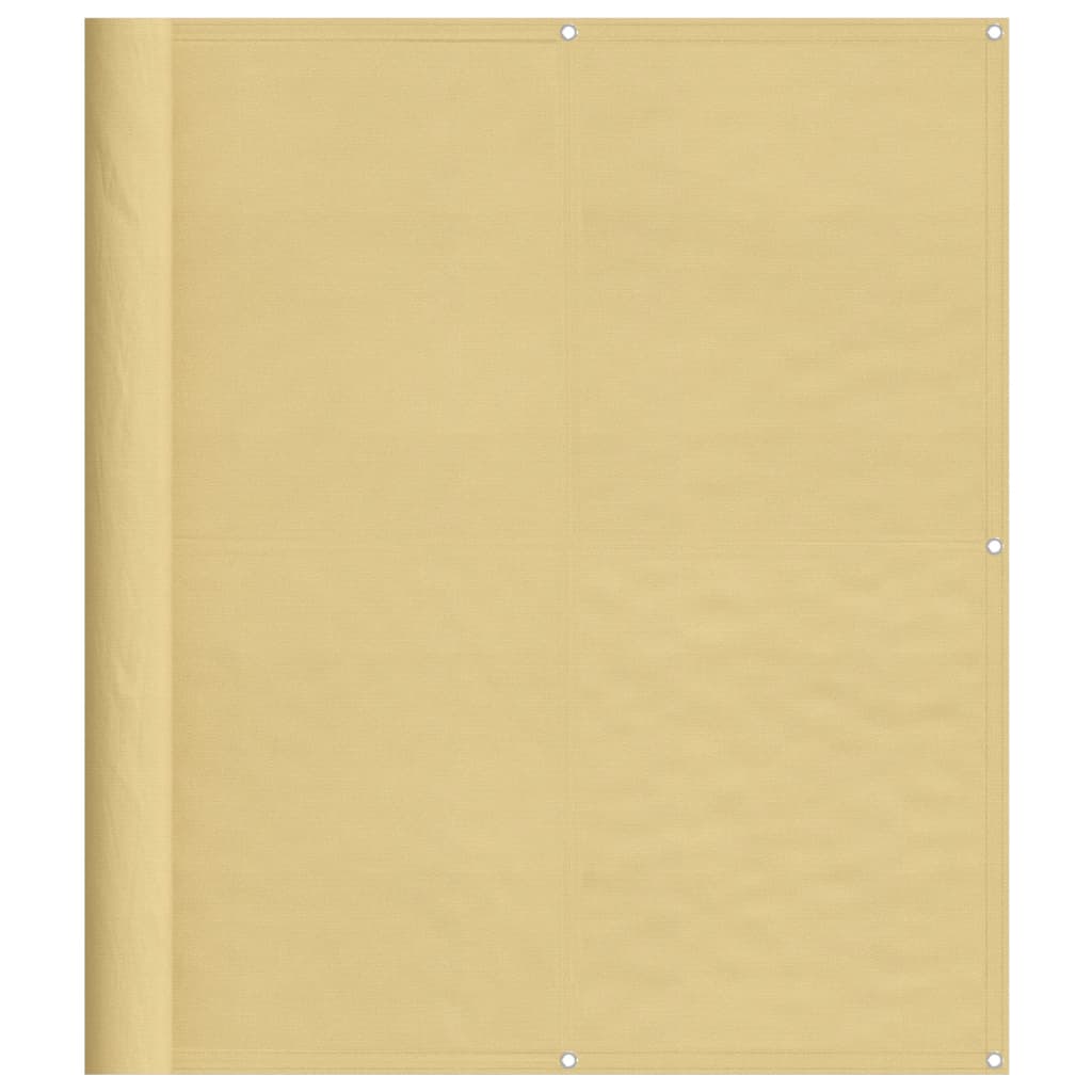 Balcony Screen Sand 120x700 cm 100% Polyester Oxford