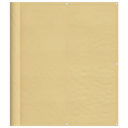 Balcony Screen Sand 120x800 cm 100% Polyester Oxford