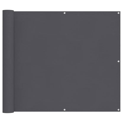 Balcony Screen Anthracite 90x700 cm 100% Polyester Oxford