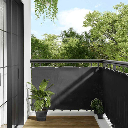 Balcony Screen Anthracite 90x800 cm 100% Polyester Oxford