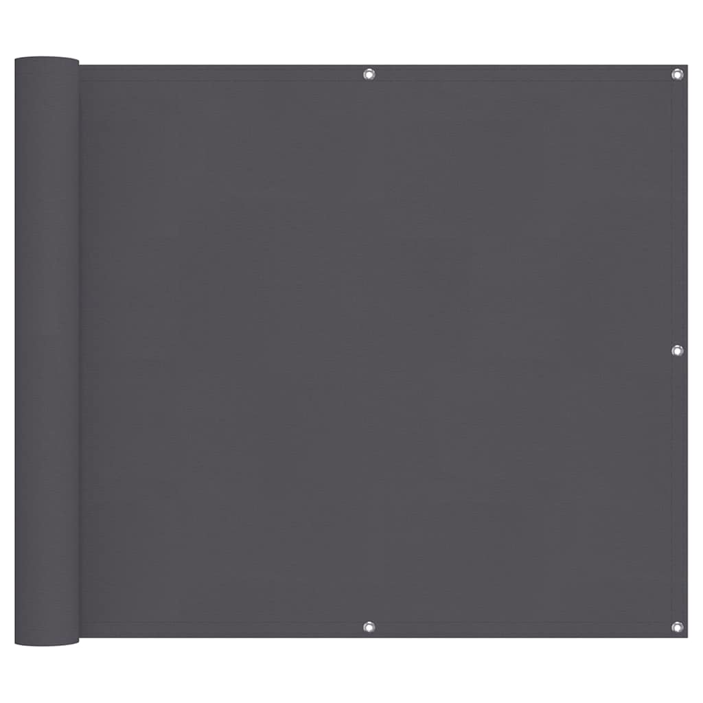 Balcony Screen Anthracite 90x1000 cm 100% Polyester Oxford
