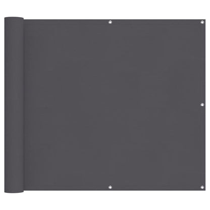 Balcony Screen Anthracite 90x1000 cm 100% Polyester Oxford