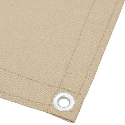 Balcony Screen Beige 75x1000 cm 100% Polyester Oxford