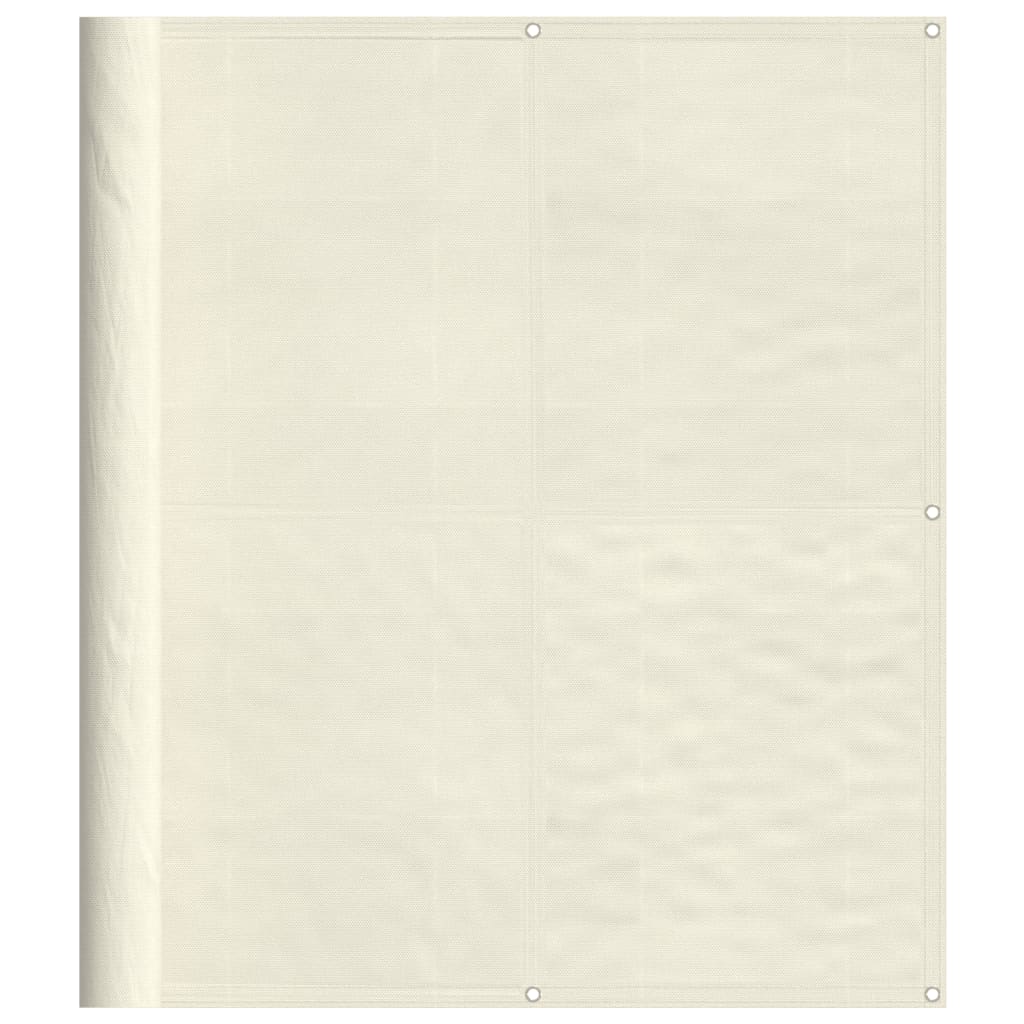 Balcony Screen Cream 120x700 cm 100% Polyester Oxford