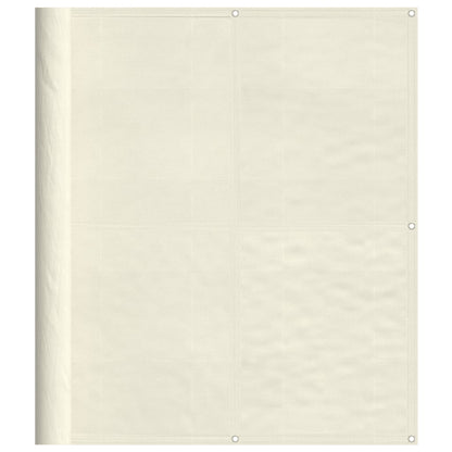 Balcony Screen Cream 120x700 cm 100% Polyester Oxford