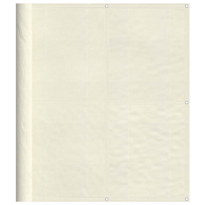 Balcony Screen Cream 120x700 cm 100% Polyester Oxford