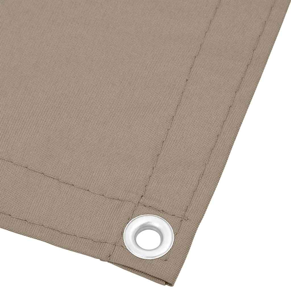 Balcony Screen Taupe 75x700 cm 100% Polyester Oxford