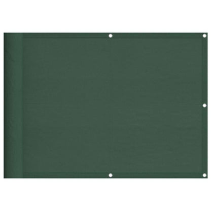 Balcony Screen Dark Green 75x700 cm 100% Polyester Oxford