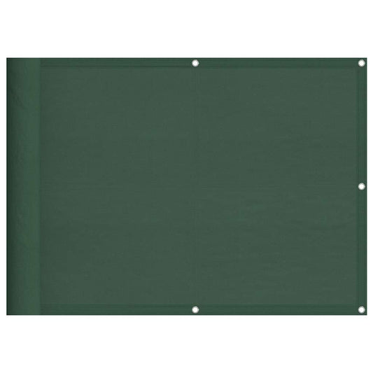 Balcony Screen Dark Green 75x800 cm 100% Polyester Oxford