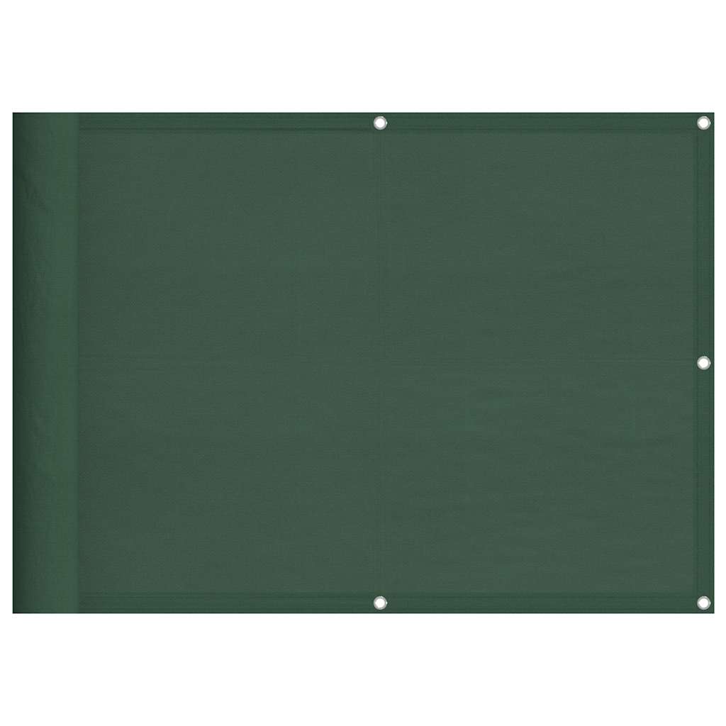Balcony Screen Dark Green 75x1000 cm 100% Polyester Oxford