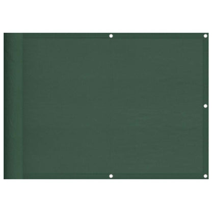 Balcony Screen Dark Green 75x1000 cm 100% Polyester Oxford