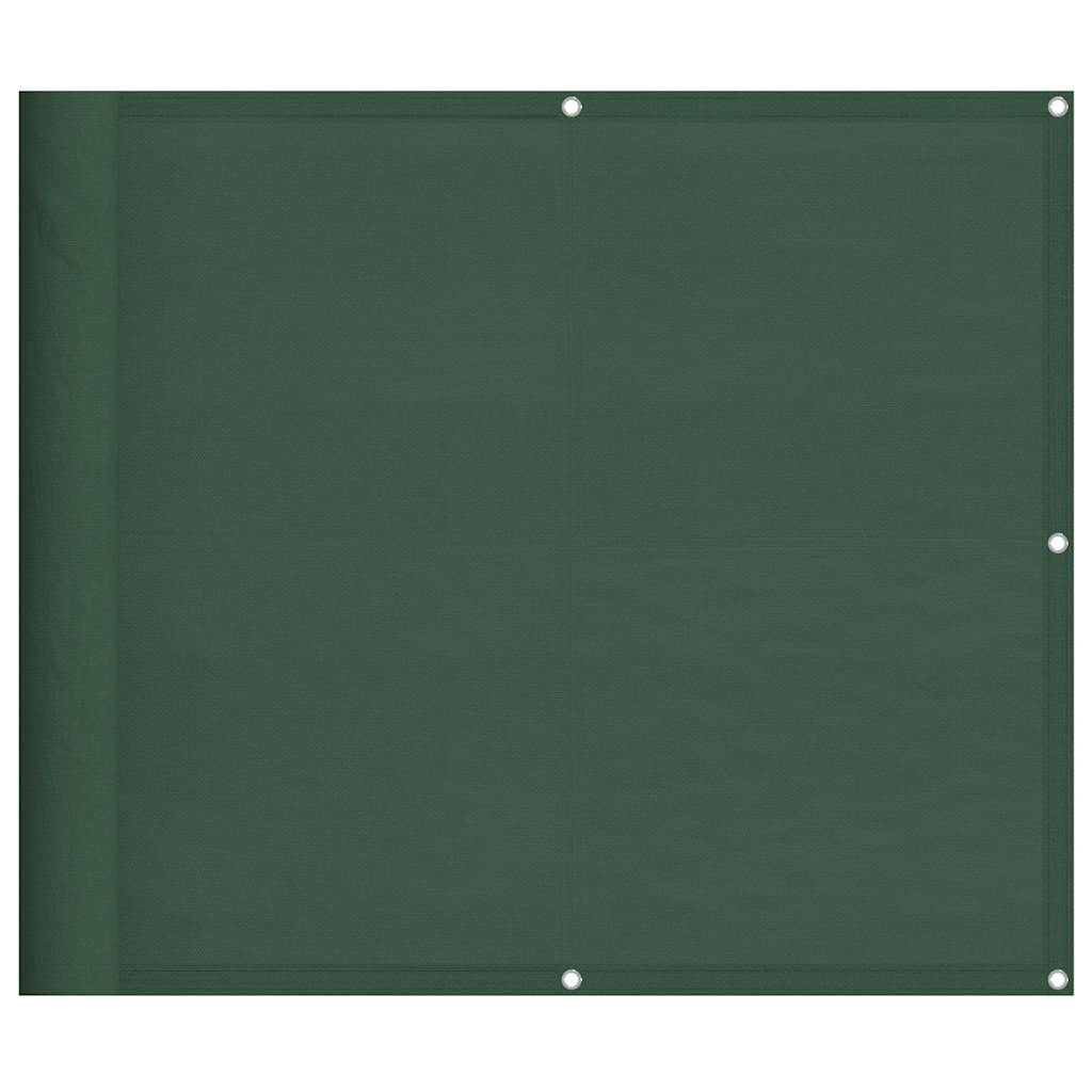 Balcony Screen Dark Green 90x700 cm 100% Polyester Oxford