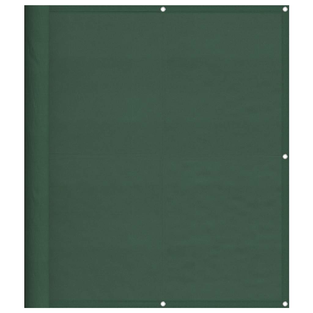 Balcony Screen Dark Green 120x700 cm 100% Polyester Oxford