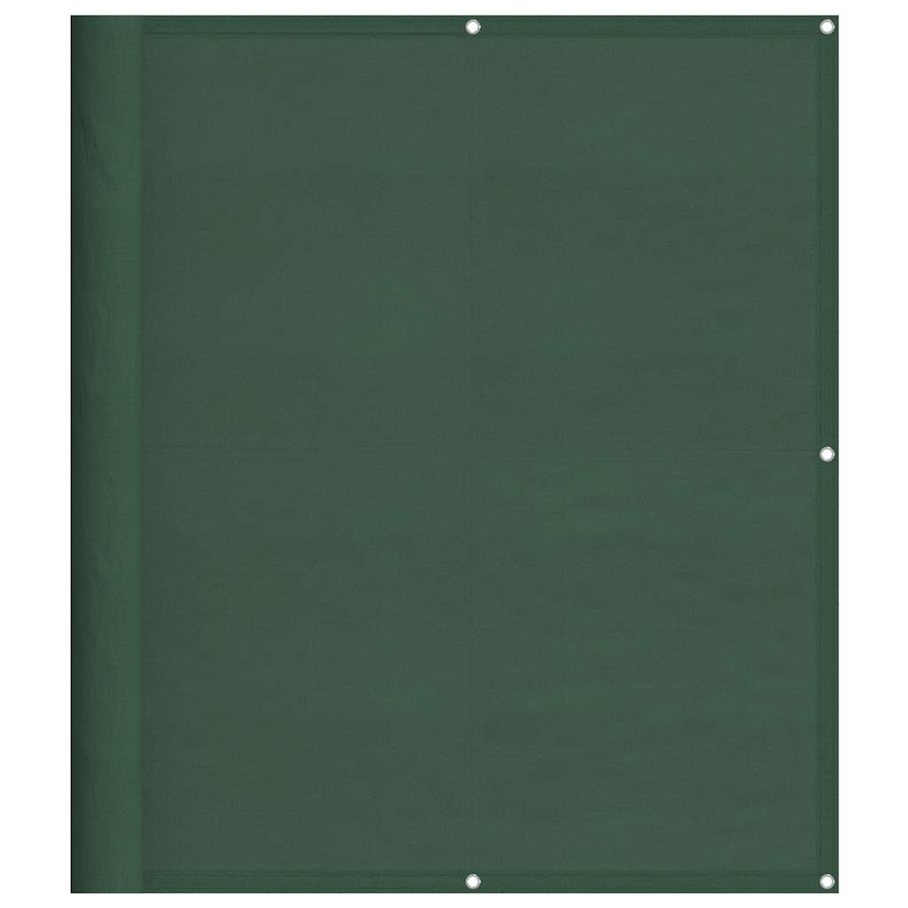 Balcony Screen Dark Green 120x800 cm 100% Polyester Oxford