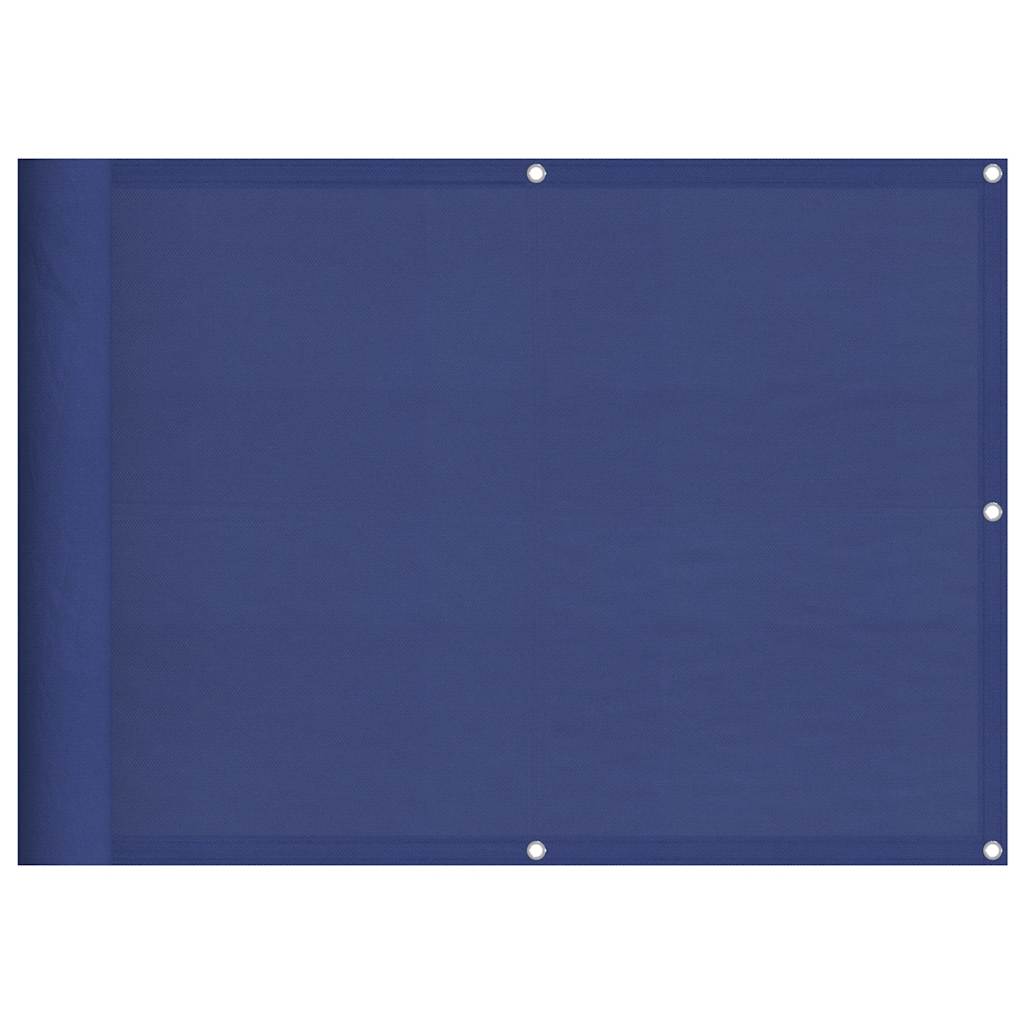 Balcony Screen Blue 75x800 cm 100% Polyester Oxford